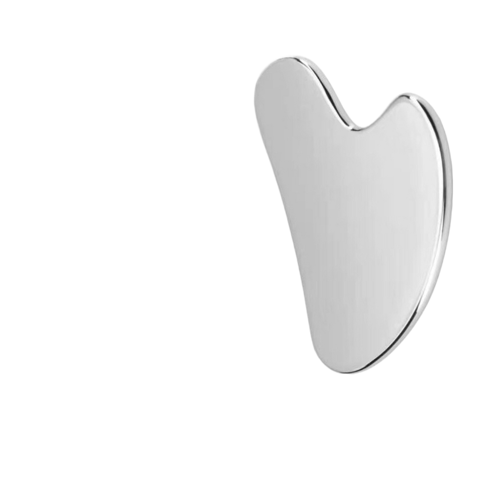 Heart-shaped Stainless Steel Facial Massage Scraper