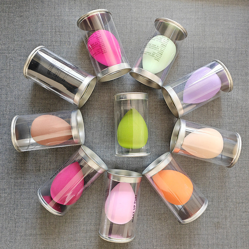 Super soft makeup sponge with droplet shape